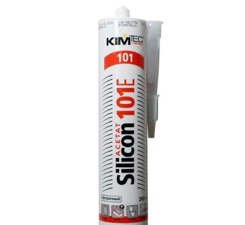 Герметик силиконовый бел., прозр., 310 мл. KIM-TEC