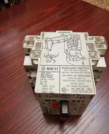Автомат защиты двигателя moeller pkzm 1-2.4