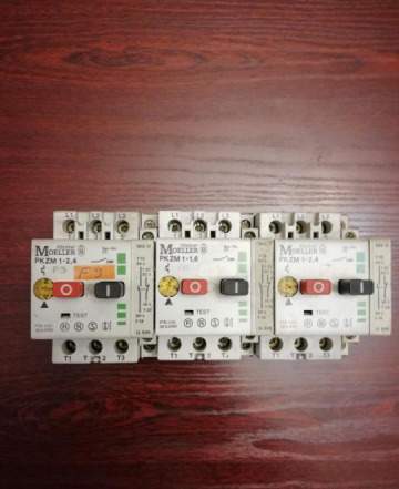 Автомат защиты двигателя moeller pkzm 1-2.4