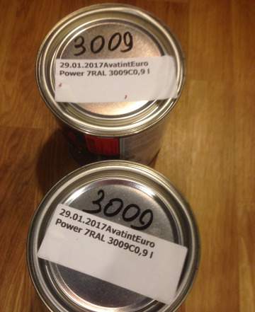 Краска Tikkurila Euro power 7, цвет 3009, 2 банки