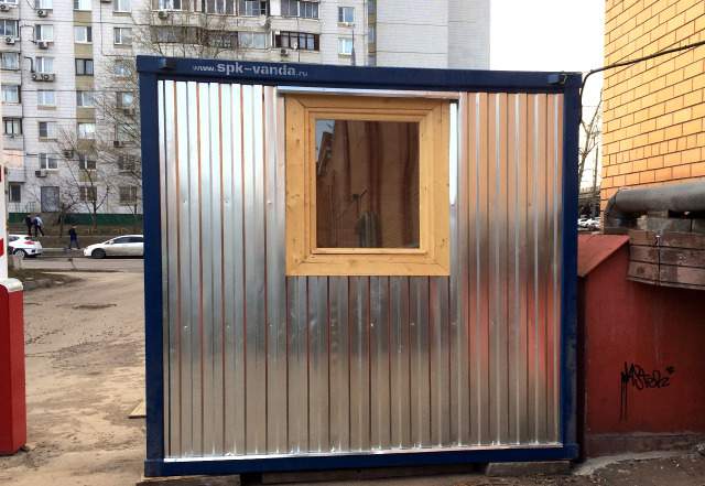 Бытовка новая, блок-контейнер 2,45x4м