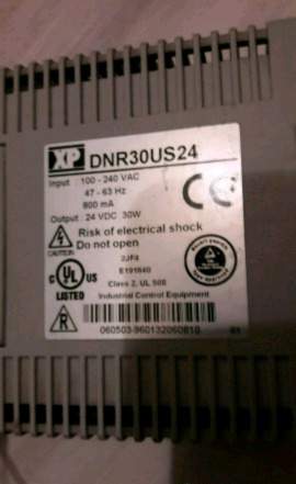 Блок питания DNR30US24 220vас на 24vdc