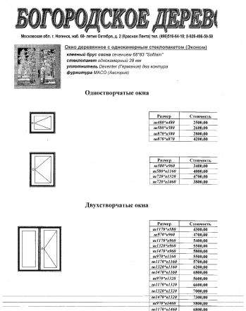 Деревянные окна со стеклопакетом