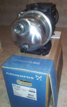 Насосные станции grundfos MQ 3-45. Новая