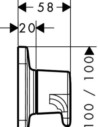 Запорные клапаны axor 19972000