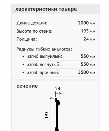 Молдинг 1.51.381 6 шт 12 м