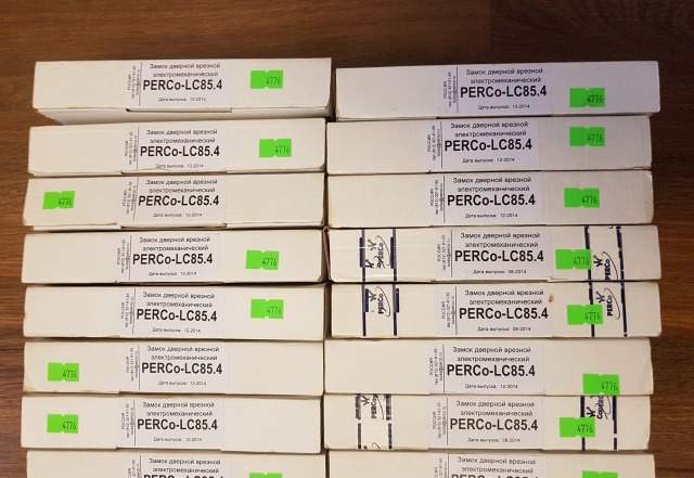 Врезной электромеханический замок perco-LC85.4