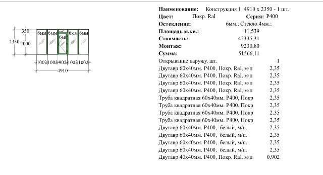 Перегородка офисная дверь стеклянная