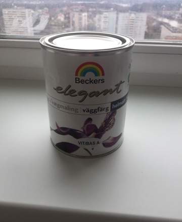 Краска Backers elegant белая, 0.9л