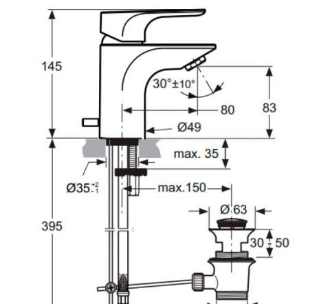  новые смесители на раковину Ideal Standard