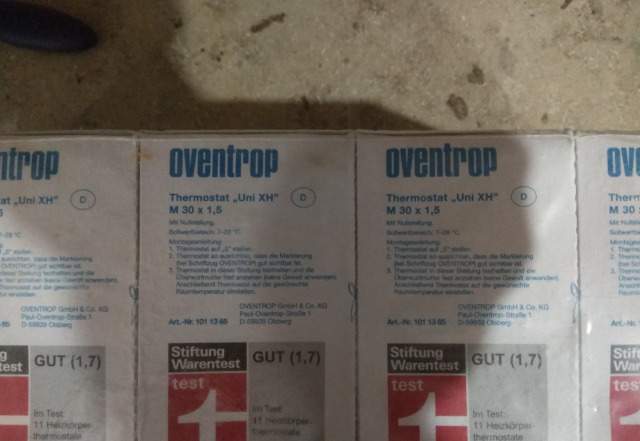 Термостатическая головка Oventrop Uni XH