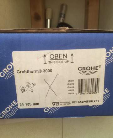 Новый смеситель Grohe Grohterm 3000 (термостат)