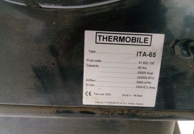  termobile ITA 65 дизельную тепловую пушку