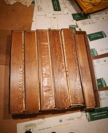 Паркетная доска Amber wood дуб коттедж масло браш