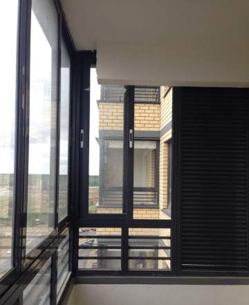 Окно для лоджии (балкона), алюминий. Б/у