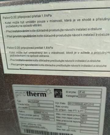 Газовый котёл Protherm 40