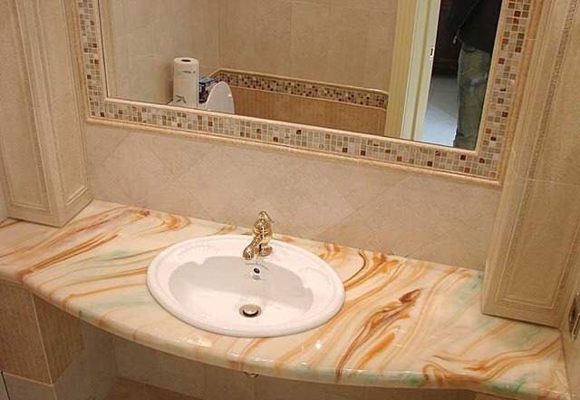 Столешница из мрамора, гранита любые размеры
