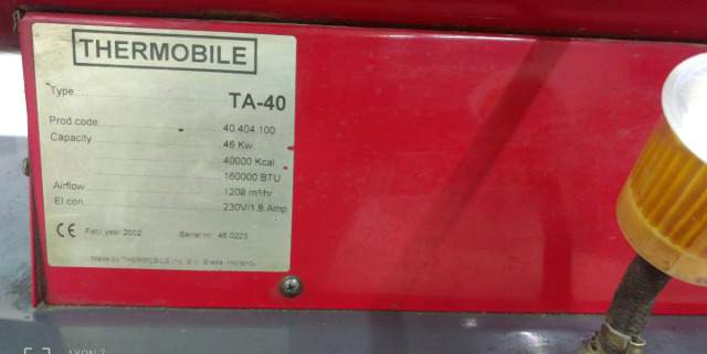 Thermobile Тепловая дизельная пушка 40кв