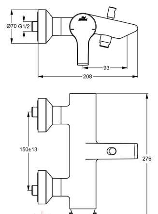 Смесители ideal standart Активе В 8069 аа