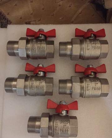 Краны шаровые valtec 2. 1 и 11/4 с американкой