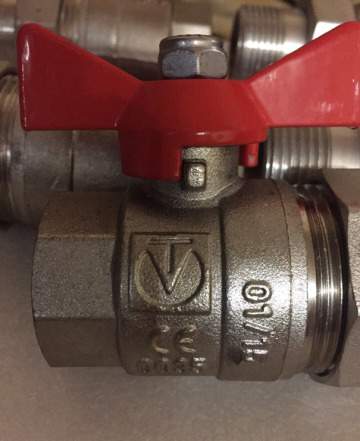 Краны шаровые valtec 2. 1 и 11/4 с американкой