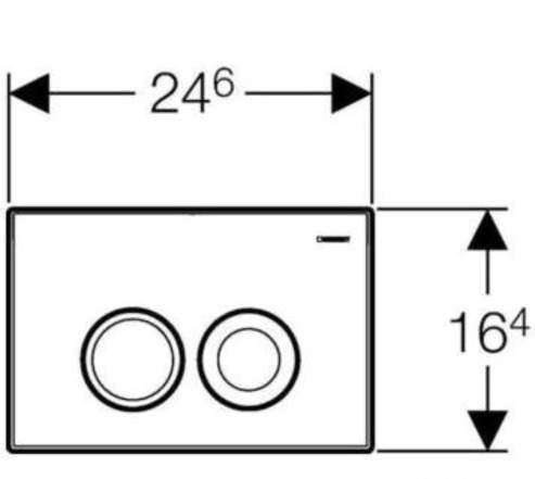 Кнопка Geberit Delta 21 (115.125.11.1)