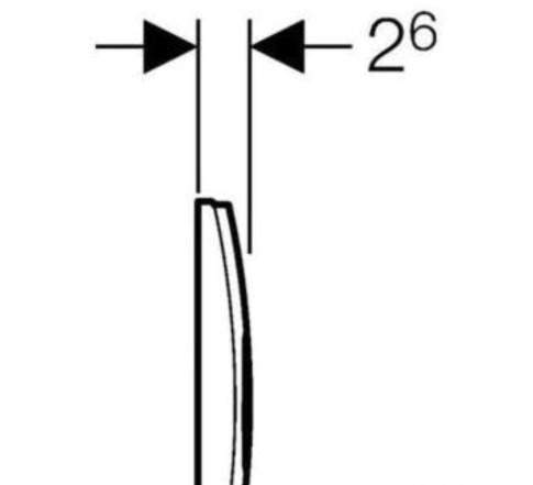 Кнопка Geberit Delta 21 (115.125.11.1)