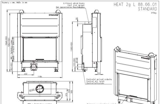 Топка Romotop heat 88.66.01