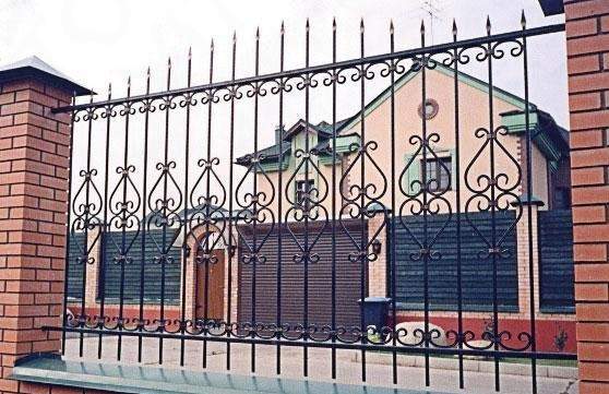 Кованый забор под ключ