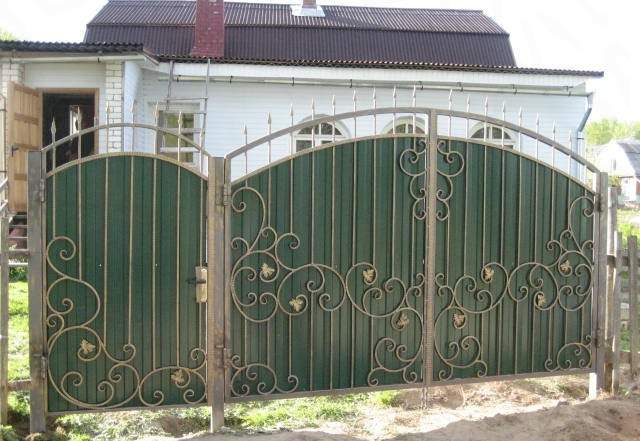 Кованый забор под ключ