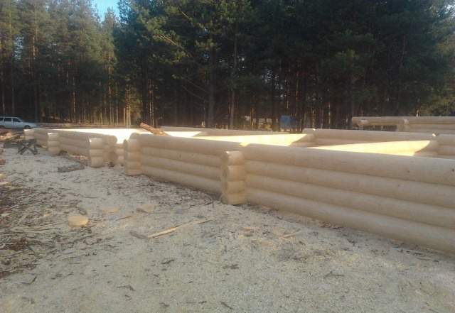 Сруб размер 6x8 Стройматериал