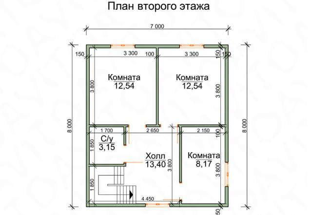 Дом 104 м² на участке 1 сот