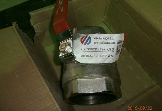 Кран шаровый 4 дюйма Dn90