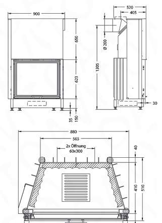 Каминная топка Varia SH Spartherm