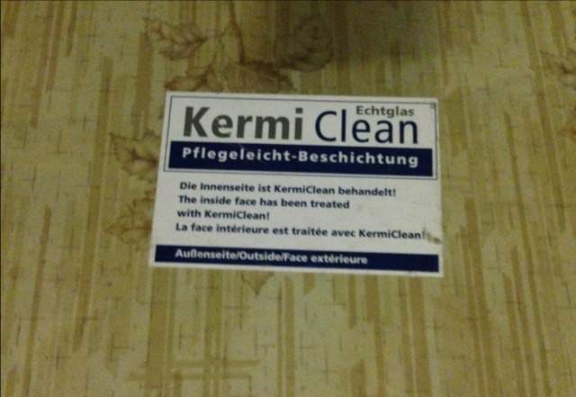 Стеклянные двери для ванной Kermi Clean