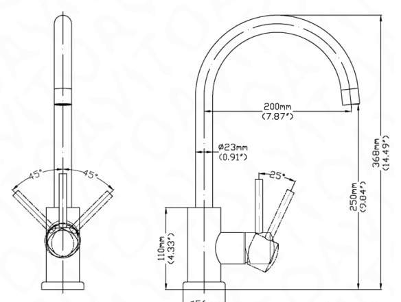 Смеситель Seaman Eco Koblenz SSN-2060