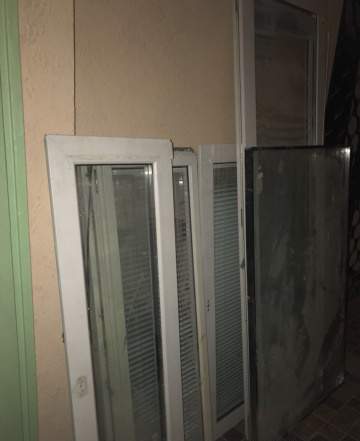 Окно и балкон пластиковые бу самовывоз)