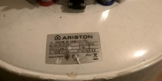 Водонагреватель ariston abs pro eco 80 v