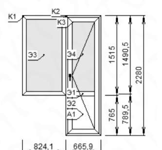 Пластиковые окна Rehau б.у. 4 окна