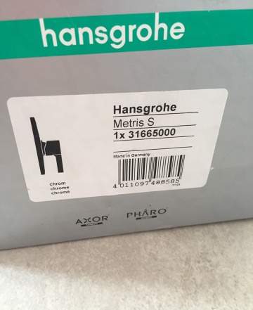 Новый смеситель Hansgrohe Metris S 31465000