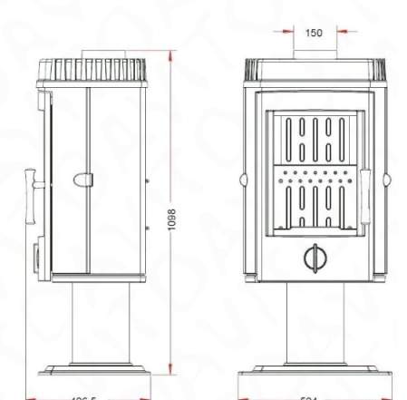 Камин Инвикта Faros, Alios, Mari, Ove. Франция
