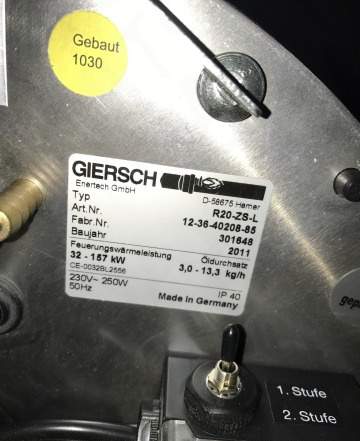 Дизельная горелка giersch R20-ZS-L