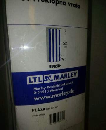 Новая складная дверь marley Plaza 88x203 см белая