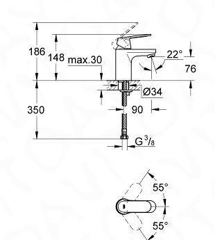 Смеситель grohe для раковины