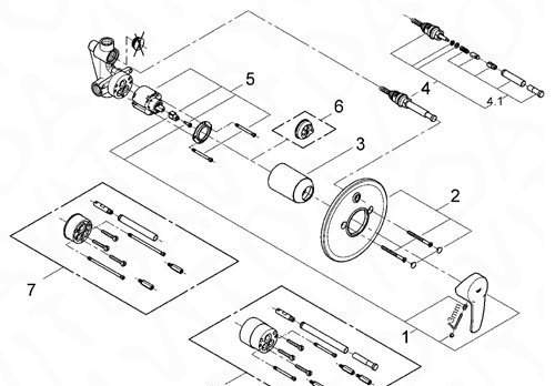 Grohe 33637001 Eurostyle Смеситель однорычажный