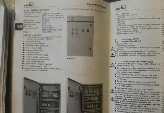 Шкаф управления насосами для кнс Grundfos, KSB