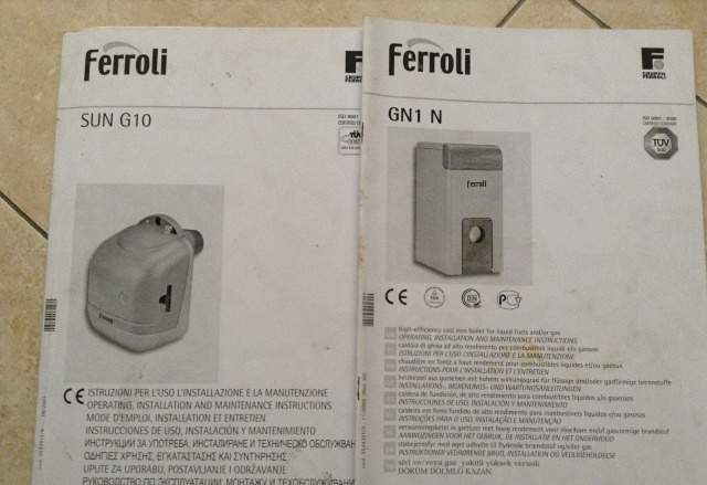 Котёл отопления Ferroli GN1 N 05 с диз.горелкой