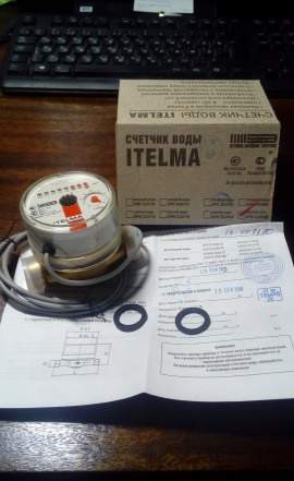 Импульсный счетчик воды Ителма itelma WFW WFK