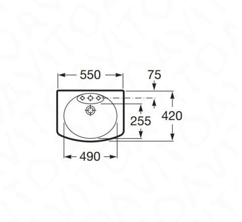 Раковина Roca Dama Senso 327513