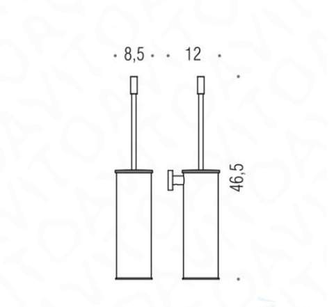 Ершик подвесной Colombo Plus W4962